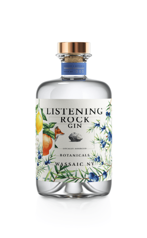 Bottled clear liquid labeled, 