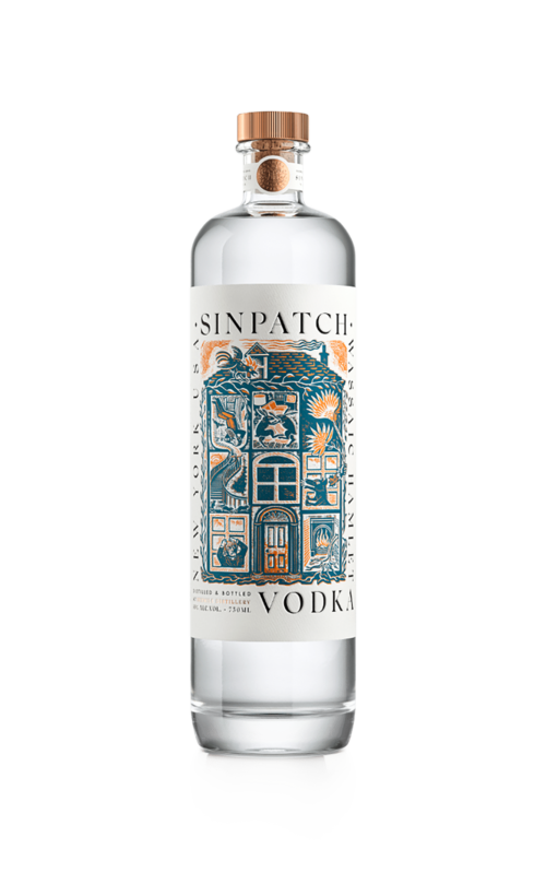 Bottled clear liquid labeled, 