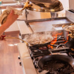 clams on the stove top