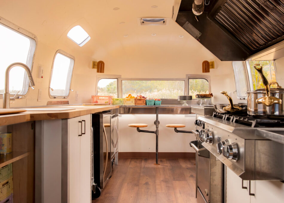 westerly-canteen-residence-at-tenmile-4 the interior of a renovated airstream food truck